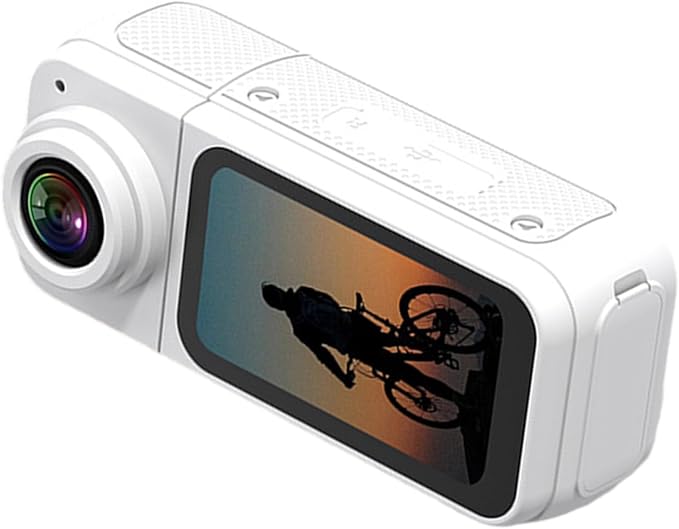 1.47in Thumb Sized Small Camera with 180° Rotating Lens 2.7K Video Strong Magnetic for Capturing Life's Moment
