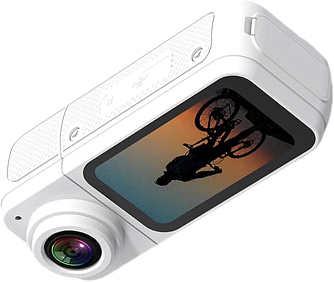 1.47in Thumb Sized Small Camera with 180° Rotating Lens 2.7K Video Strong Magnetic for Capturing Life's Moment