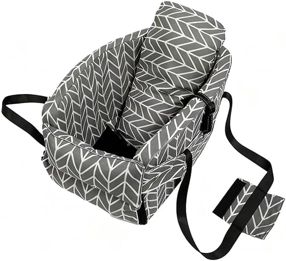 Car Pet Bag for Volkswagen Beetle 2011-2019 Dog Cat Booster Automotive Pet Seats Cat Soft-Sided Carriers Vehicle Portable Travel Pet BagGrey