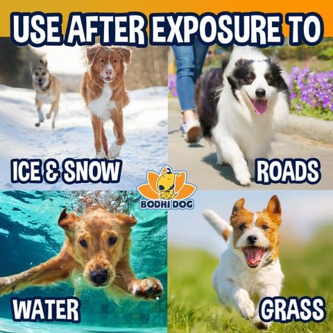 Bodhi Dog Paw Balm - Lick Safe - USDA Organic Paw Butter - Natural Paw Moisturizer Heals Dry Cracked Paw Pads - Winter Protection - Pet Paw Balm for Dogs &amp Animals & Pet Supplies - Better than Paw Cream Paw Wax (