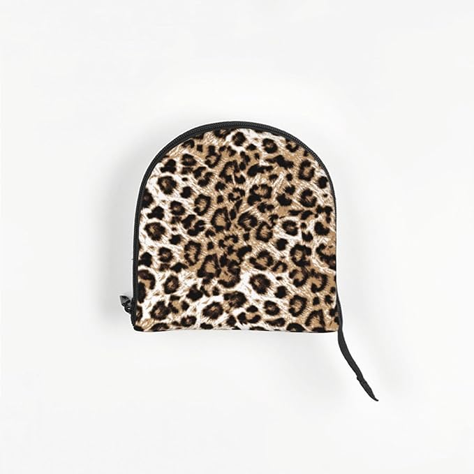 Pet Sling Carrier with Safety Hook - Foldable &amp Hands-Free Dog Cat Carrier Bag for Subway Travel Shopping up to 20lbsLeopard Print