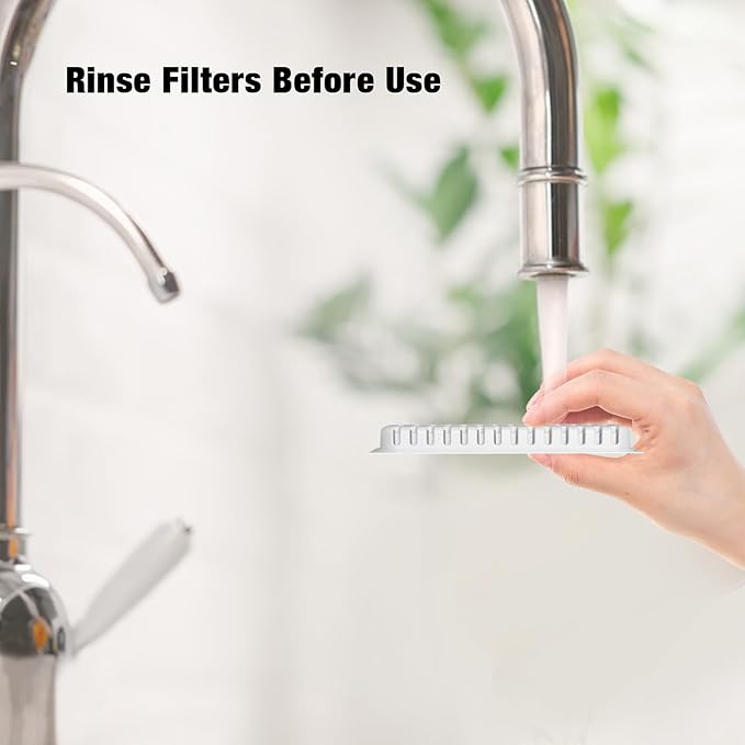 Cat Water Fountain FiltersReplacement Filter for 108oz/3.2L Cat Fountain10 Packs Filters &amp 2 Sponges Set for Stainless Steel Pet Water Fountain (Model:PET-HS001-US)