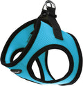 Bark Appeal Aqua Blue Step-in Dog Harness for Small-Medium Pets ? Updated Sizing Re-Measuring is Essential ? Soft Vest Harness ? Anti-Choke with Adjustable Strap &amp Heavy Duty Clip ? XXS