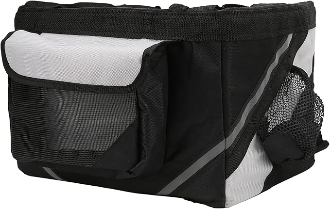 Bike Basket Dog Bicycle Carrier Waterproof 15x11x9.8inch Dog Bicycle Bag Lightweight for Small Medium Pet Dogs