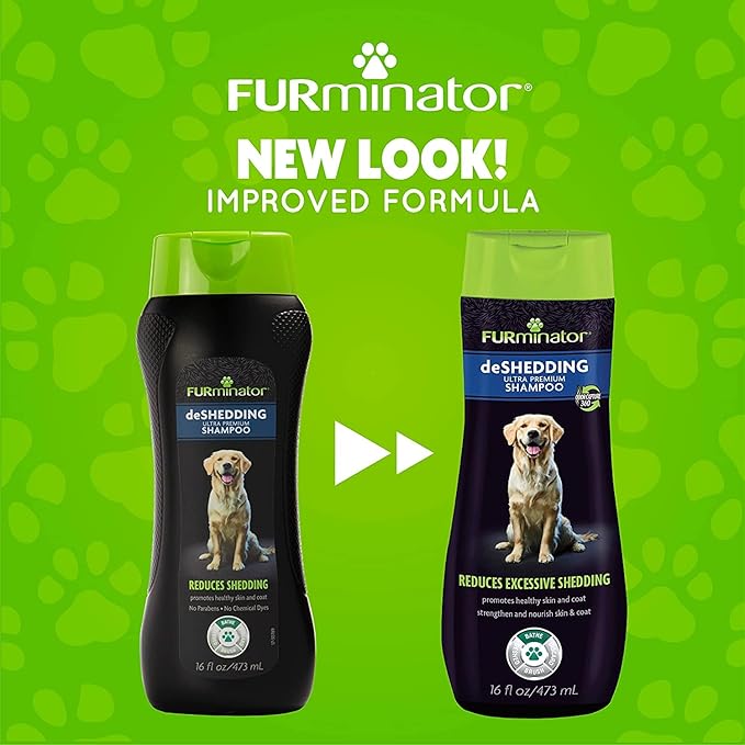 Furminator® Deshedding Ultra Premium Shampoo &amp Conditioner Bundle. 16oz.