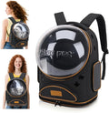 Cat Carrier BackpackSpace Capsule Pet Backpack Carrier for Small Dogs and Animals & Pet SuppliesFoldable Dog Carrier with Front PocketAirline-ApprovedDesigned for TravelHiking Walking&ampOutdoor Use