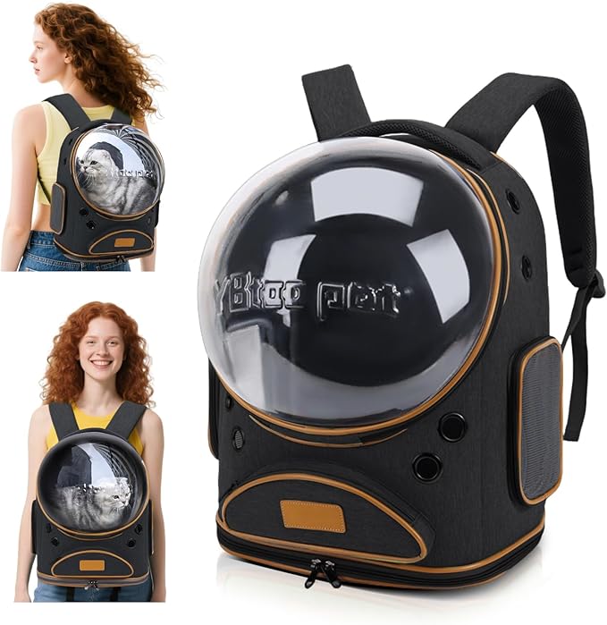 Cat Carrier BackpackSpace Capsule Pet Backpack Carrier for Small Dogs and Animals & Pet SuppliesFoldable Dog Carrier with Front PocketAirline-ApprovedDesigned for TravelHiking Walking&ampOutdoor Use