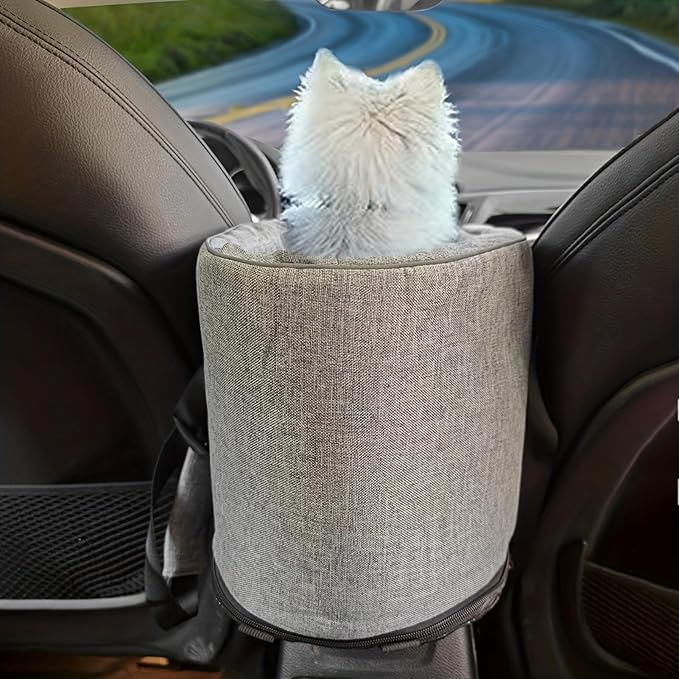 Car Pet Bag for Volkswagen Beetle 2011-2019 Dog Cat Booster Automotive Pet Seats Cat Soft-Sided Carriers Vehicle Portable Travel Pet BagGrey
