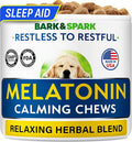 (MAX Strength) Melatonin for Dogs to Sleep &amp Anxiety Aid - Medium &amp Small Breeds - 6mg Doggie Sleeping Pills - 120 Treats